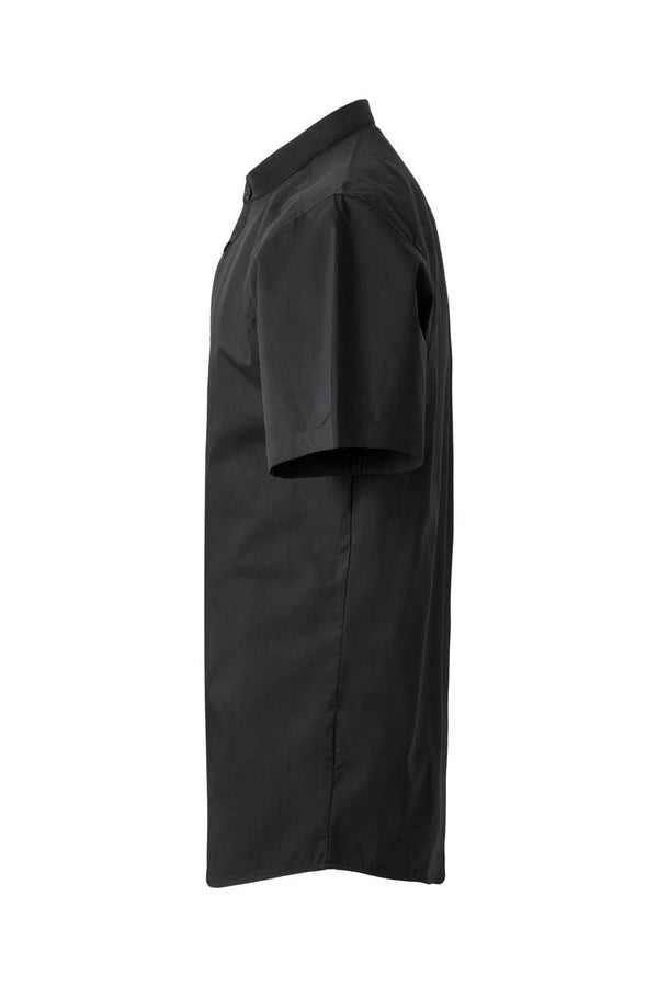 Camisa de Homem Gola Padre Stretch Manga Curta-RAG-Tailors-Fardas-e-Uniformes-Vestuario-Pro