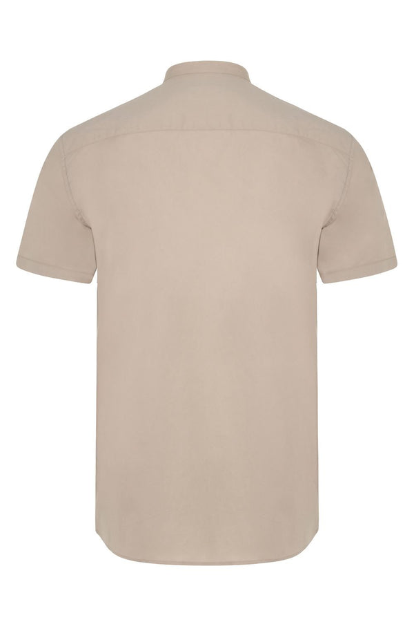 Camisa de Homem Gola Padre Stretch Manga Curta-RAG-Tailors-Fardas-e-Uniformes-Vestuario-Pro
