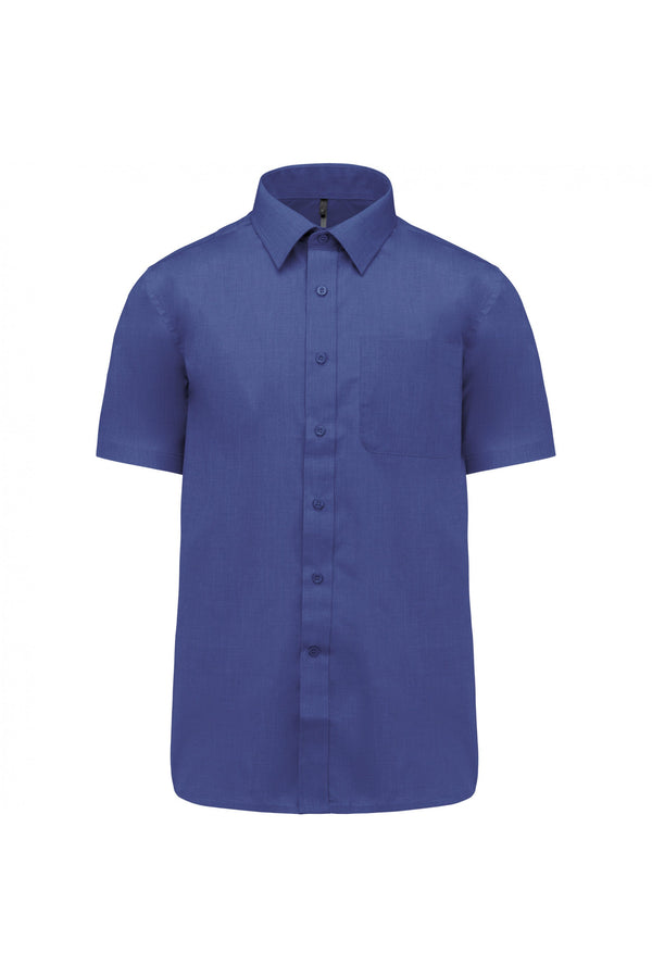 Camisa de Homem Mariano Manga Curta (1/3)-Cobalt Blue-XS-RAG-Tailors-Fardas-e-Uniformes-Vestuario-Pro