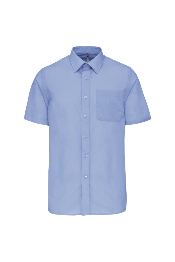 Camisa de Homem Mariano Manga Curta-Bright Sky-XS-RAG-Tailors-Fardas-e-Uniformes-Vestuario-Pro