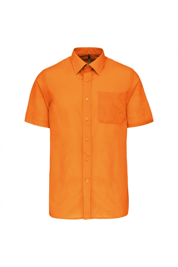 Camisa de Homem Mariano Manga Curta-Orange-XS-RAG-Tailors-Fardas-e-Uniformes-Vestuario-Pro