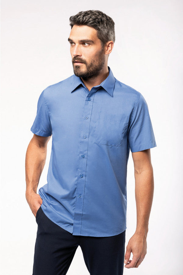 Camisa de Homem Mariano Manga Curta-RAG-Tailors-Fardas-e-Uniformes-Vestuario-Pro