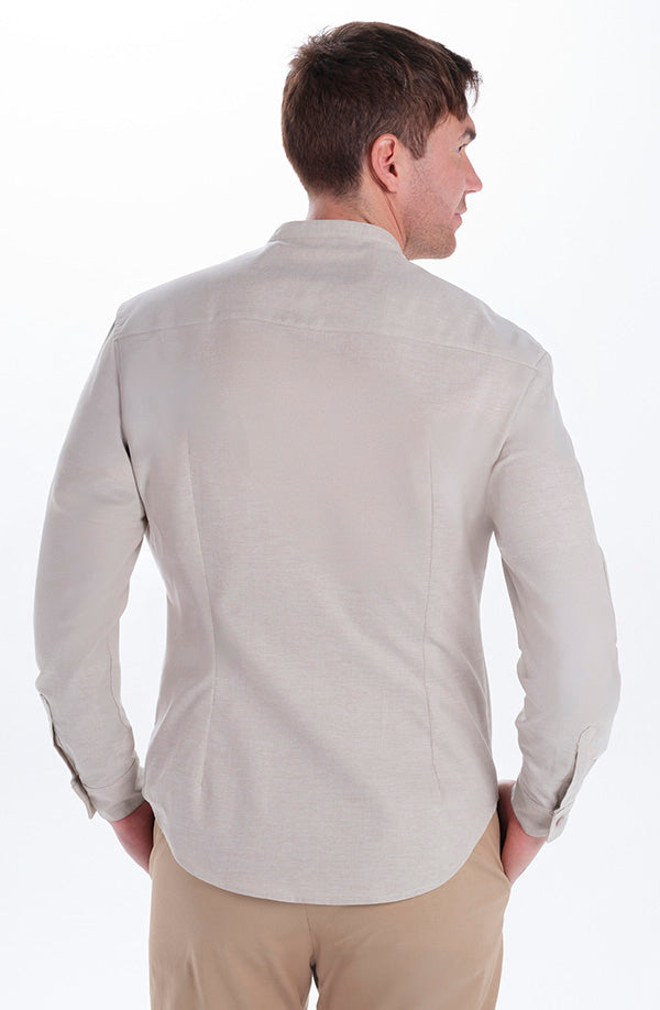 Camisa de Homem com Gola Mao-RAG-Tailors-Fardas-e-Uniformes-Vestuario-Pro