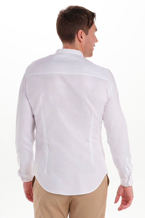 Camisa de Homem com Gola Mao-RAG-Tailors-Fardas-e-Uniformes-Vestuario-Pro