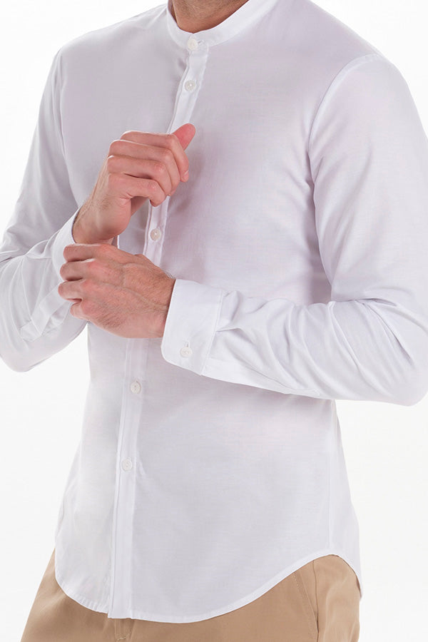 Camisa de Homem com Gola Mao-RAG-Tailors-Fardas-e-Uniformes-Vestuario-Pro