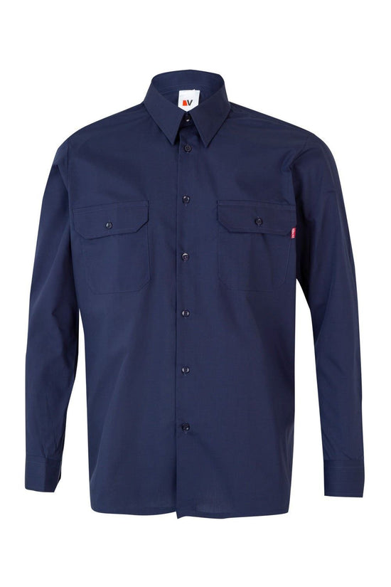 Camisa de Manga Comprida-Azul Marinho-S-RAG-Tailors-Fardas-e-Uniformes-Vestuario-Pro