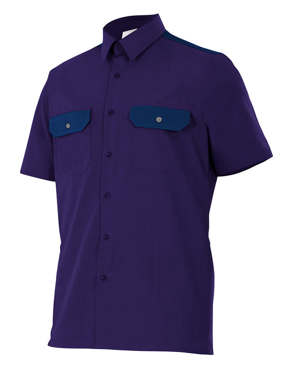 Camisa de Manga Curta-Azul Marinho-S-RAG-Tailors-Fardas-e-Uniformes-Vestuario-Pro