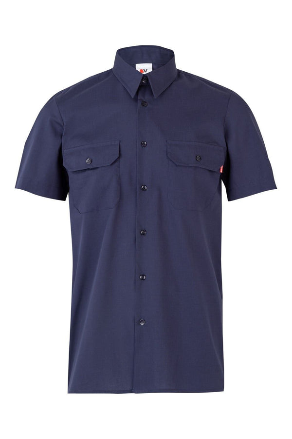 Camisa de Manga Curta-Azul Marinho-S-RAG-Tailors-Fardas-e-Uniformes-Vestuario-Pro