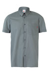 Camisa de Manga Curta-Cinza-S-RAG-Tailors-Fardas-e-Uniformes-Vestuario-Pro