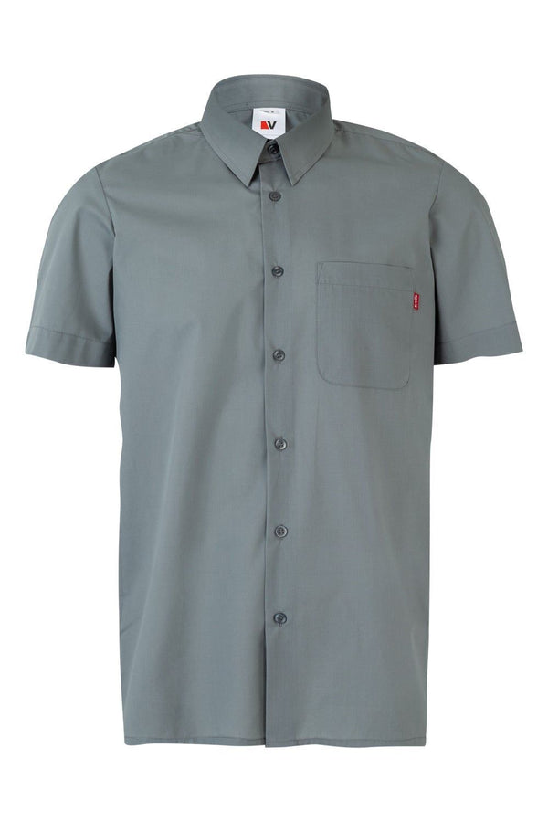 Camisa de Manga Curta-Cinza-S-RAG-Tailors-Fardas-e-Uniformes-Vestuario-Pro