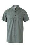 Camisa de Manga Curta-Cinza-S-RAG-Tailors-Fardas-e-Uniformes-Vestuario-Pro