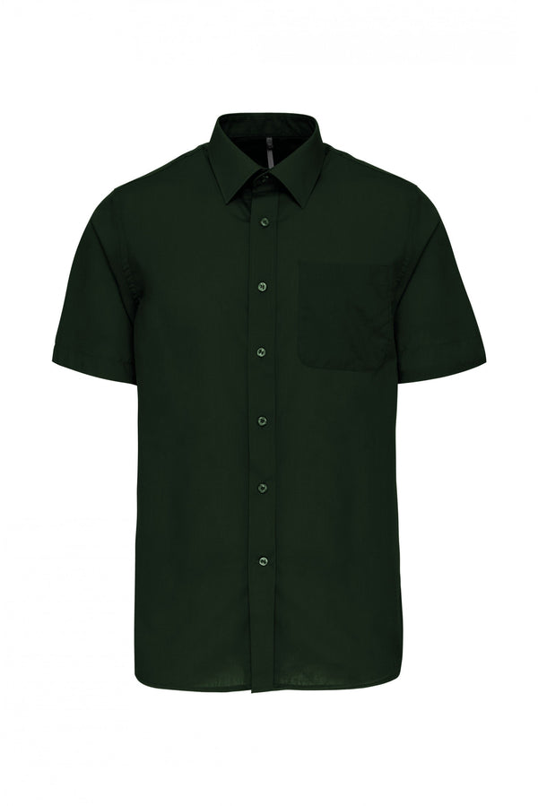 Camisa de Manga Curta Tratamento Fácil-Forest Green-S-RAG-Tailors-Fardas-e-Uniformes-Vestuario-Pro