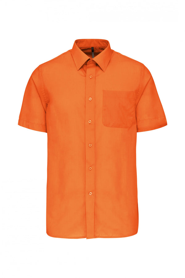 Camisa de Manga Curta Tratamento Fácil-Orange-S-RAG-Tailors-Fardas-e-Uniformes-Vestuario-Pro