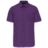 Camisa de Manga Curta Tratamento Fácil-Roxo-XS-RAG-Tailors-Fardas-e-Uniformes-Vestuario-Pro