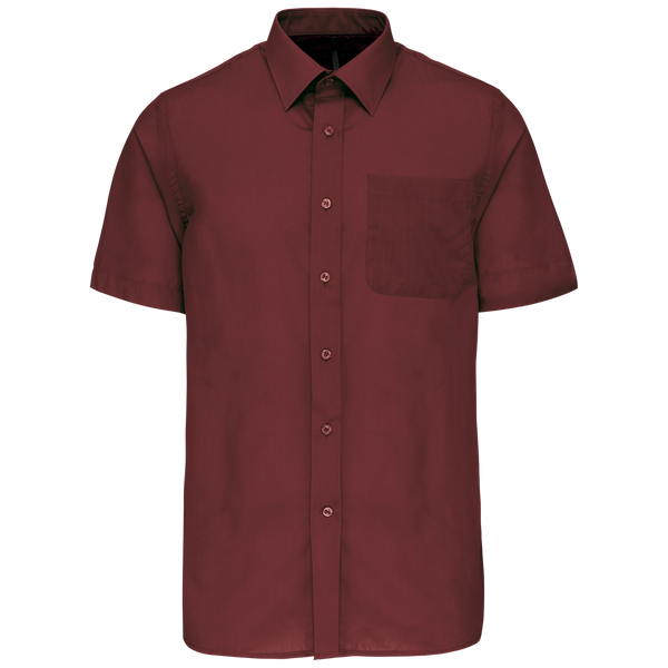 Camisa de Manga Curta Tratamento Fácil-Vinho-XS-RAG-Tailors-Fardas-e-Uniformes-Vestuario-Pro