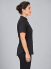Camisa de Mulher Gola Padre Stretch Manga Curta-RAG-Tailors-Fardas-e-Uniformes-Vestuario-Pro