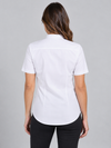 Camisa de Mulher Gola Padre Stretch Manga Curta-RAG-Tailors-Fardas-e-Uniformes-Vestuario-Pro