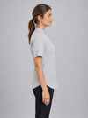 Camisa de Mulher Gola Padre Stretch Manga Curta-RAG-Tailors-Fardas-e-Uniformes-Vestuario-Pro