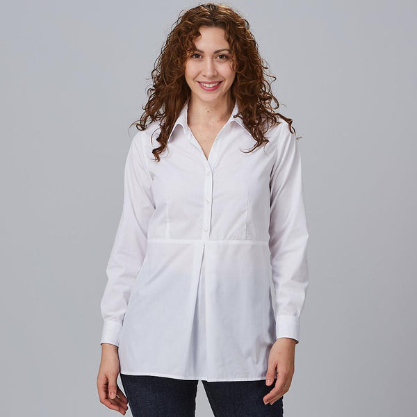 Camisa de Senhora LIVIA com Mangas Subíveis-RAG-Tailors-Fardas-e-Uniformes-Vestuario-Pro
