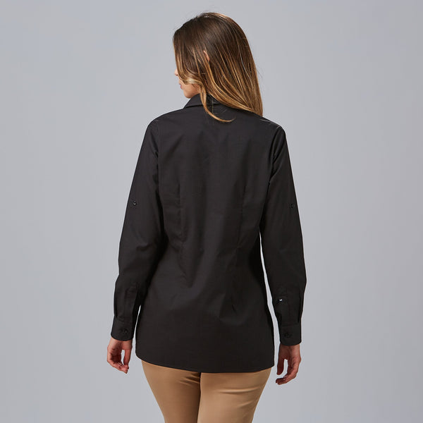 Camisa de Senhora LIVIA com Mangas Subíveis-RAG-Tailors-Fardas-e-Uniformes-Vestuario-Pro