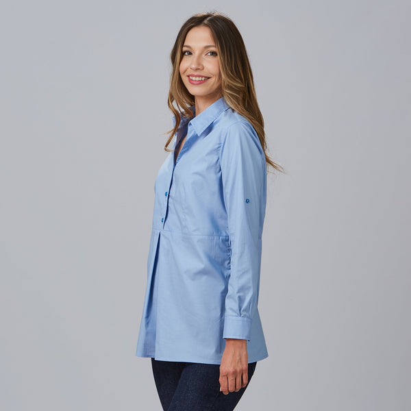 Camisa de Senhora LIVIA com Mangas Subíveis-RAG-Tailors-Fardas-e-Uniformes-Vestuario-Pro