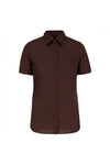 Camisa de Senhora Mariana Manga curta (1 de 2)-Brown-XS-RAG-Tailors-Fardas-e-Uniformes-Vestuario-Pro