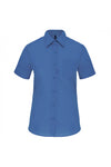 Camisa de Senhora Mariana Manga curta (1 de 2)-Cobalt Blue-XS-RAG-Tailors-Fardas-e-Uniformes-Vestuario-Pro
