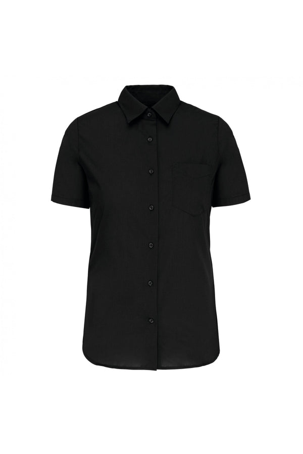 Camisa de Senhora Mariana Manga curta (1 de 2)-Preto-XS-RAG-Tailors-Fardas-e-Uniformes-Vestuario-Pro