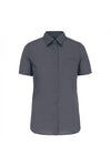 Camisa de Senhora Mariana Manga curta (2 de 2)-Marl Storm Grey-XS-RAG-Tailors-Fardas-e-Uniformes-Vestuario-Pro