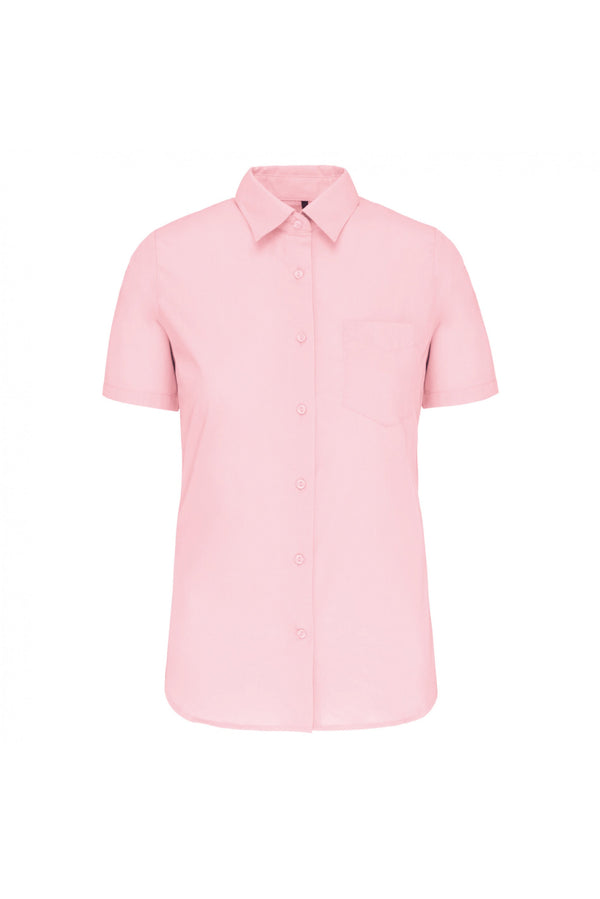 Camisa de Senhora Mariana Manga curta (2 de 2)-Pale Pink-XS-RAG-Tailors-Fardas-e-Uniformes-Vestuario-Pro