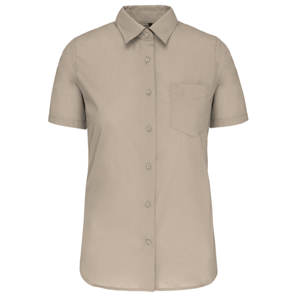 Camisa de Senhora Mariana Manga curta-Bege-XS-RAG-Tailors-Fardas-e-Uniformes-Vestuario-Pro