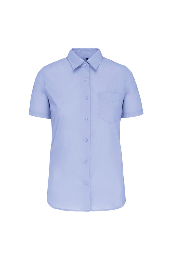 Camisa de Senhora Mariana Manga curta-Bright Sky-XS-RAG-Tailors-Fardas-e-Uniformes-Vestuario-Pro