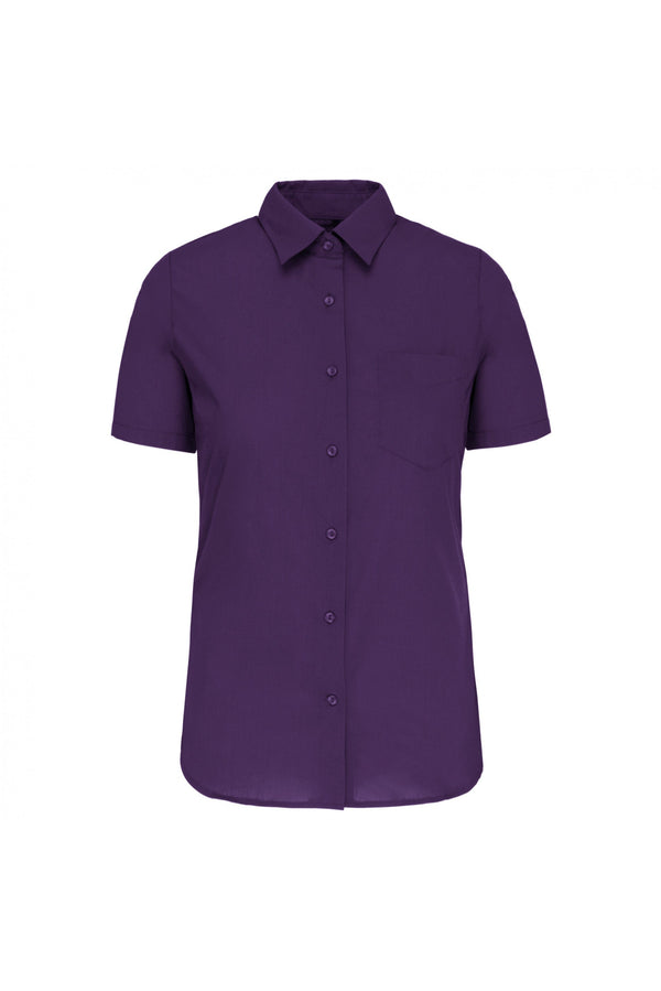 Camisa de Senhora Mariana Manga curta-Purple-XS-RAG-Tailors-Fardas-e-Uniformes-Vestuario-Pro