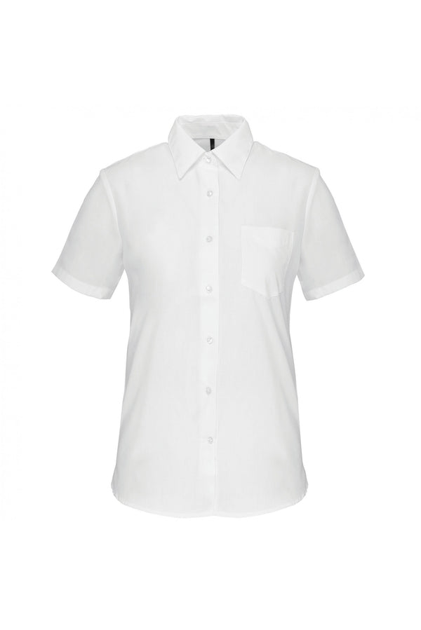 Camisa de Senhora Mariana Manga curta-White-XS-RAG-Tailors-Fardas-e-Uniformes-Vestuario-Pro