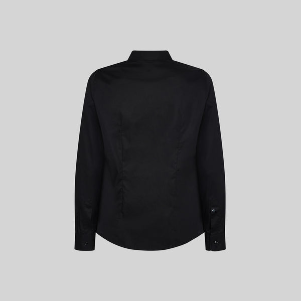 Camisa de Senhora Reedes em Elastano com Gola Mao e Manga Comprida-RAG-Tailors-Fardas-e-Uniformes-Vestuario-Pro