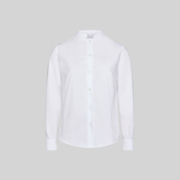 Camisa de Senhora Reedes em Elastano com Gola Mao e Manga Comprida-RAG-Tailors-Fardas-e-Uniformes-Vestuario-Pro