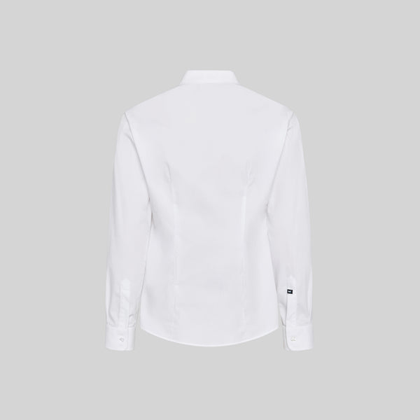 Camisa de Senhora Reedes em Elastano com Gola Mao e Manga Comprida-RAG-Tailors-Fardas-e-Uniformes-Vestuario-Pro