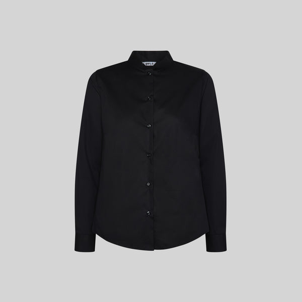 Camisa de Senhora Reedes em Elastano com Gola Mao e Manga Comprida-RAG-Tailors-Fardas-e-Uniformes-Vestuario-Pro