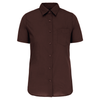 Camisa de Senhora de Manga Curta Tratamento Fácil-Castanho-XS-RAG-Tailors-Fardas-e-Uniformes-Vestuario-Pro