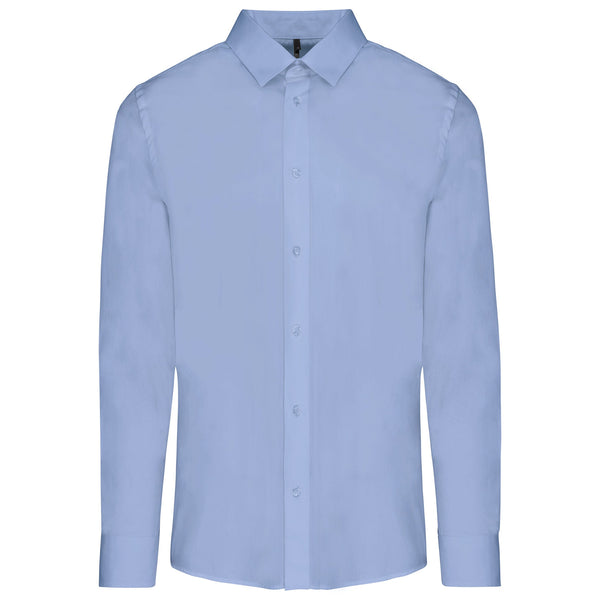Camisa de homem em popeline de manga comprida-Bright Sky-XS-RAG-Tailors-Fardas-e-Uniformes-Vestuario-Pro