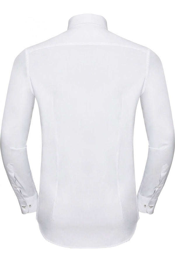 Camisa de manga comprida Herringbone-RAG-Tailors-Fardas-e-Uniformes-Vestuario-Pro