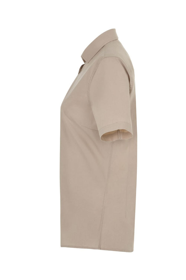 Camisa de manga curta elástica para mulher-RAG-Tailors-Fardas-e-Uniformes-Vestuario-Pro