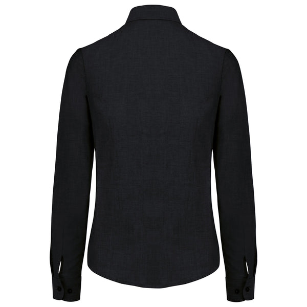 Camisa de senhora Grécia manga comprida em oxford de tratamento fácil.-RAG-Tailors-Fardas-e-Uniformes-Vestuario-Pro