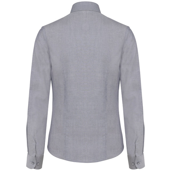 Camisa de senhora Grécia manga comprida em oxford de tratamento fácil.-RAG-Tailors-Fardas-e-Uniformes-Vestuario-Pro