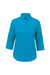 Camisa de senhora Mariana de mangas 3/4-Bright Turquoise-XS-RAG-Tailors-Fardas-e-Uniformes-Vestuario-Pro