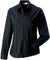 Camisa de senhora de manga comprida em popeline-Preto-XS-RAG-Tailors-Fardas-e-Uniformes-Vestuario-Pro