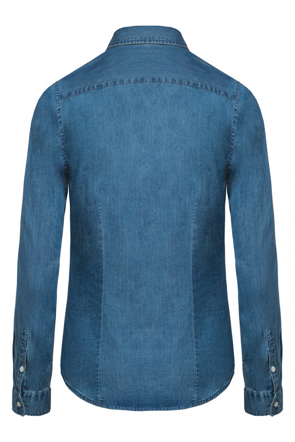 Camisa de senhora em denim-RAG-Tailors-Fardas-e-Uniformes-Vestuario-Pro
