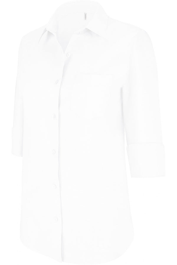 Camisa de senhora manga 3/4-RAG-Tailors-Fardas-e-Uniformes-Vestuario-Pro
