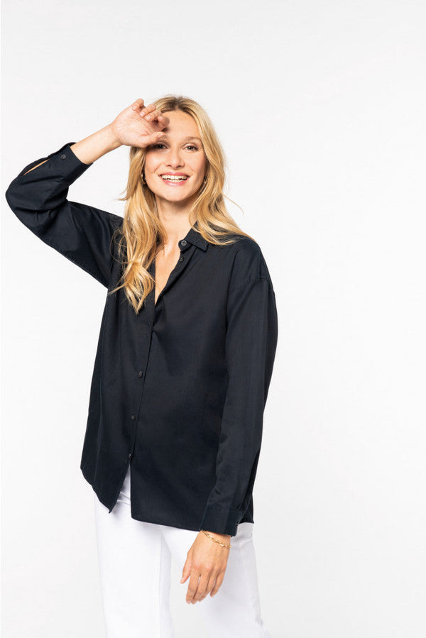 Camisa em Liocel Evasé-RAG-Tailors-Fardas-e-Uniformes-Vestuario-Pro