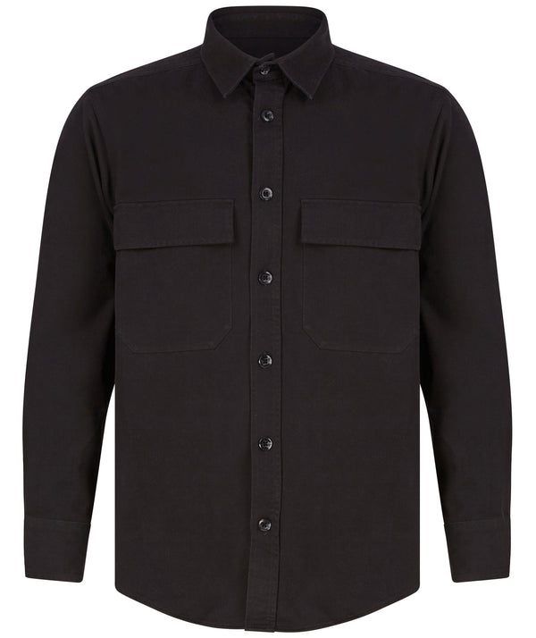 Camisa forrada Drill-Black-XS-RAG-Tailors-Fardas-e-Uniformes-Vestuario-Pro